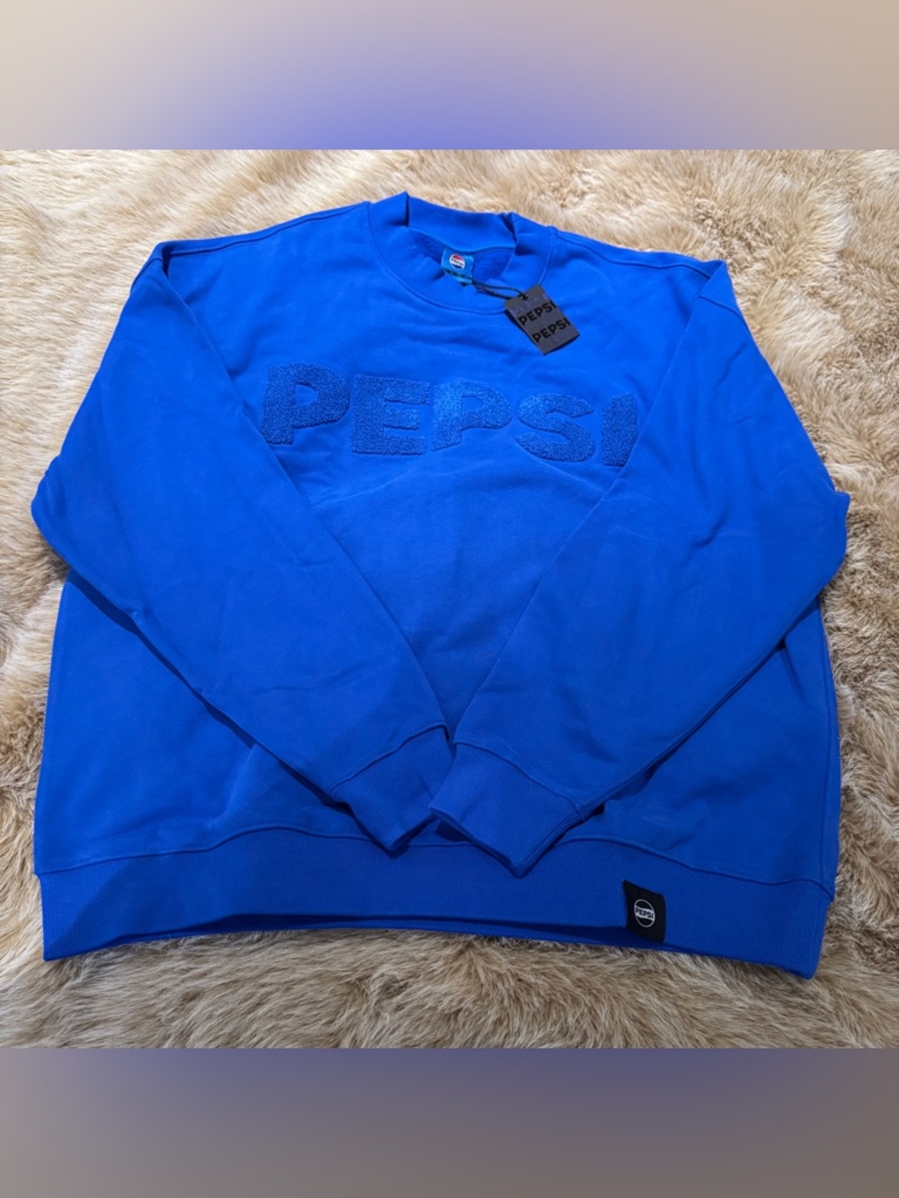 PEPSI brand blue sweatshirt in XL - LIMITED EDITION